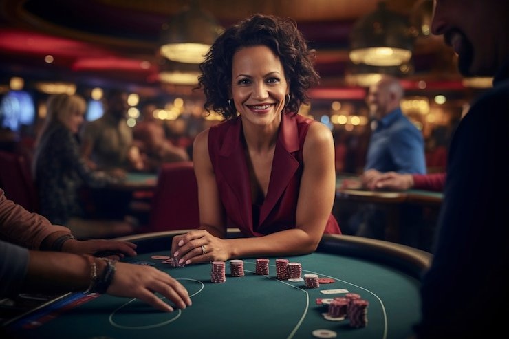 Speed Blackjack live dealer table setup at dora77 login studio